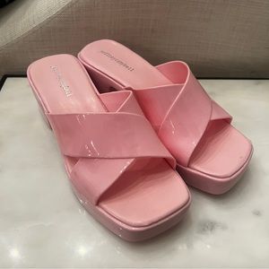 Jeffrey Campbell Bubblegum Platform Sandal (Women’s 8, Pink)